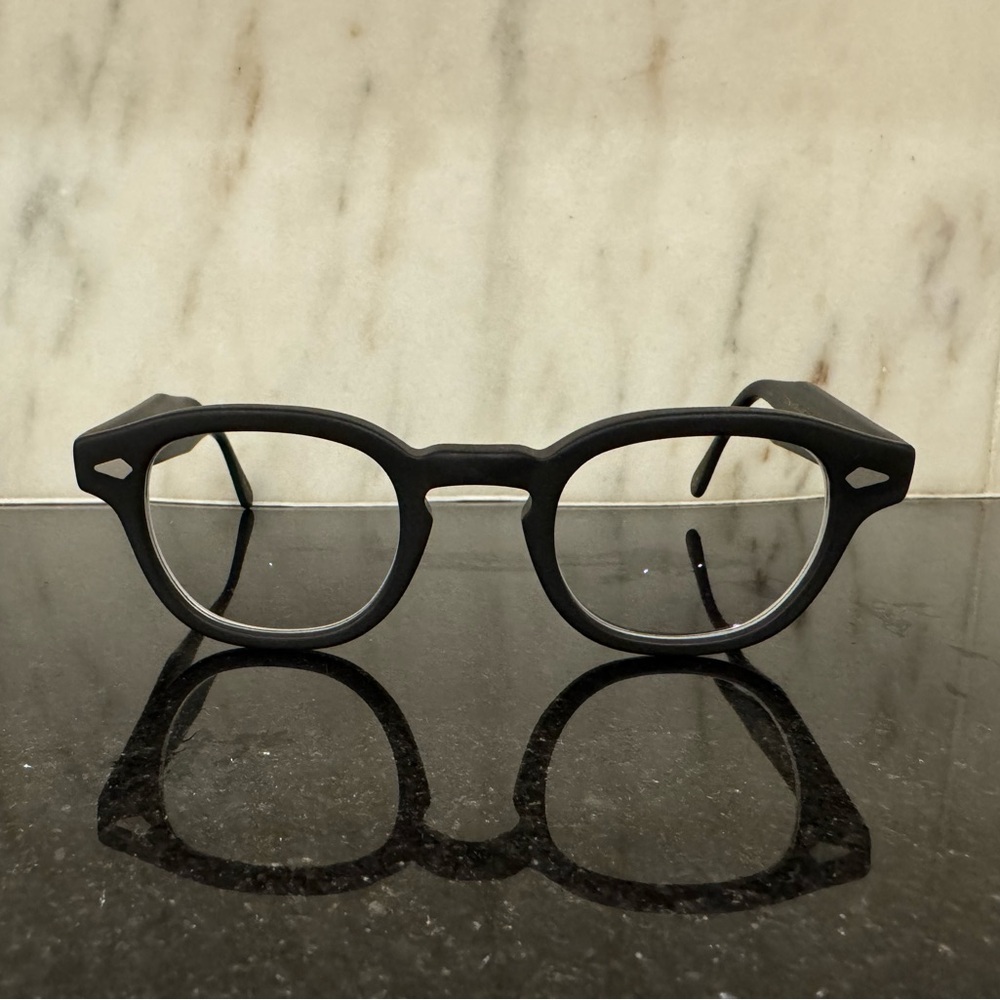 Moscot Lemtosh Matte Black Prescription Glasses